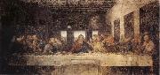 Leonardo  Da Vinci Last Supper oil on canvas